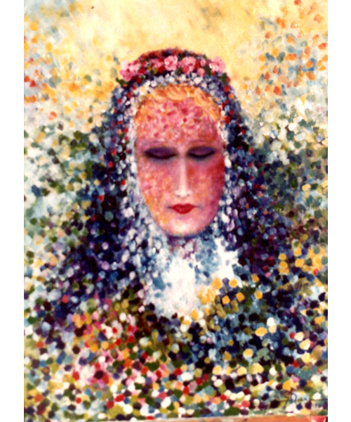 La Vergine delle gemme olio su tela 1981